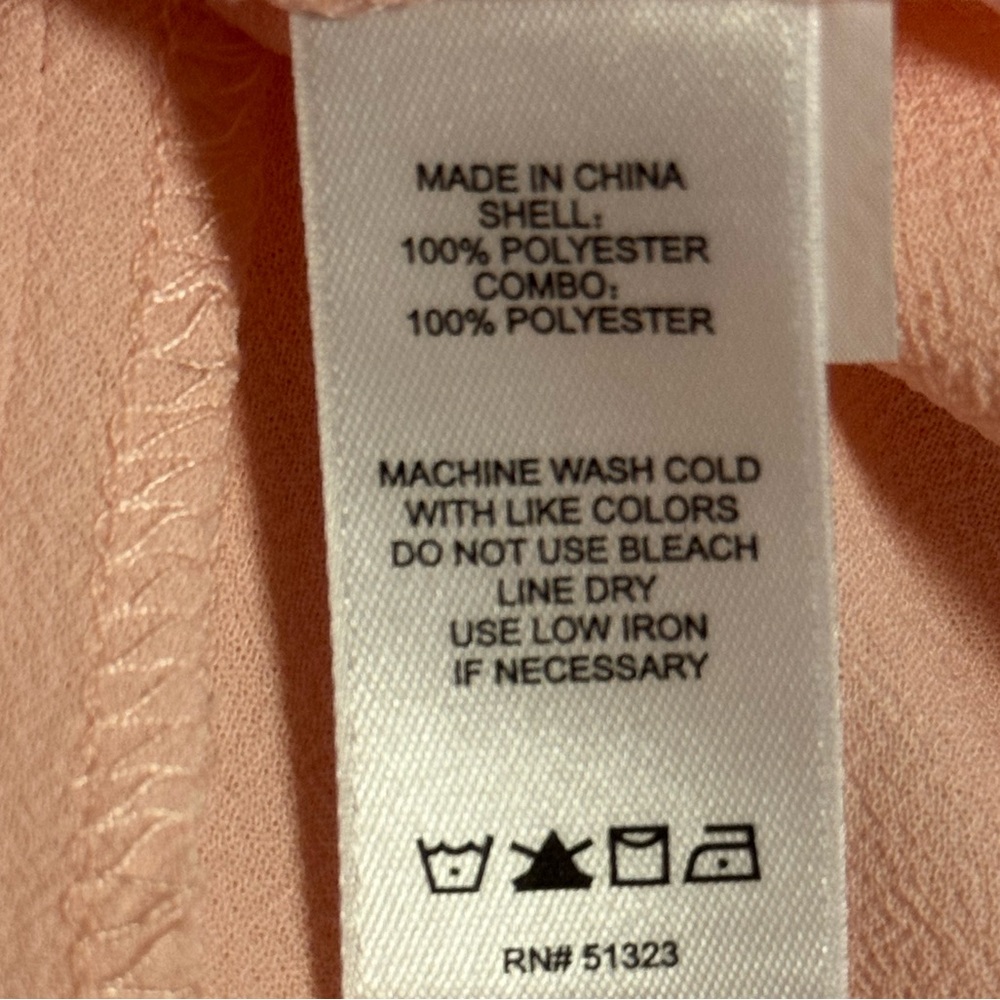 🤩HP🤩NWT LAST DAY to buy 1.STATE Blush Pink halter off shoulder blouse - sz M - Picture 7 of 9